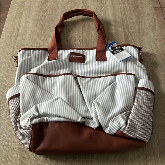 NWT … INNOVATIVE IPP 2 in 1 Diaper Bag With Tabletop Changing Pad - Picture 5 of 7